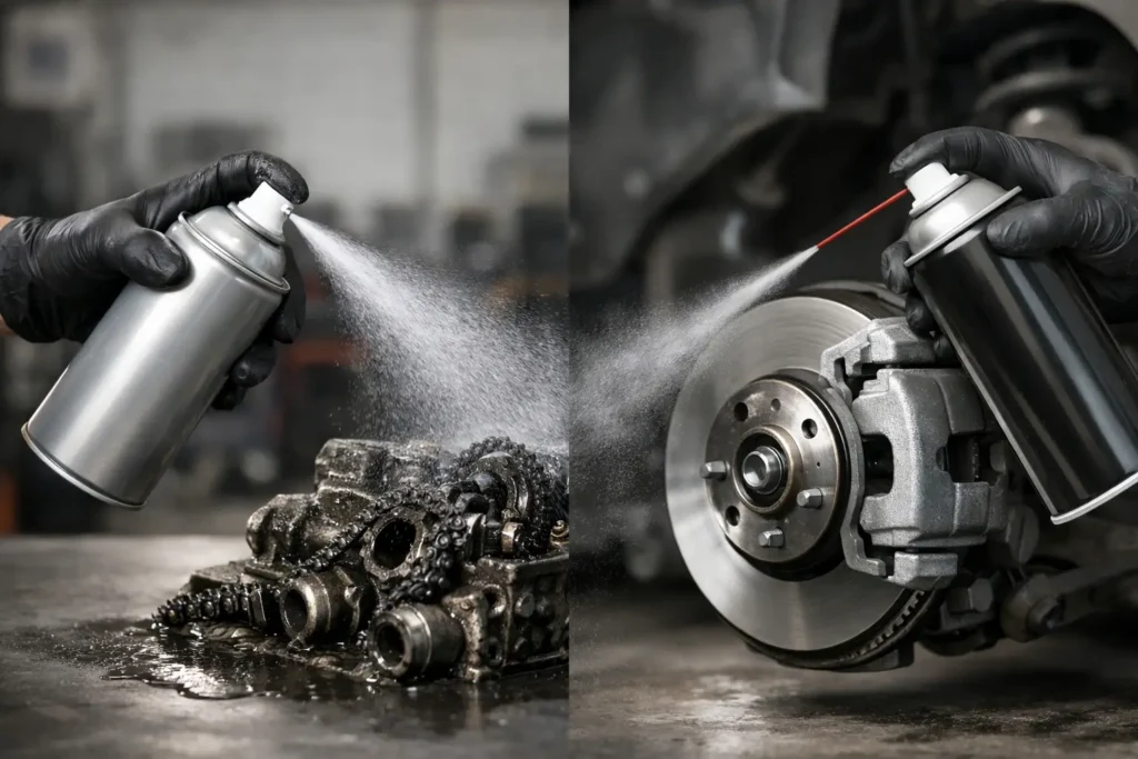 Degreaser vs Brake Cleaner: What to Use