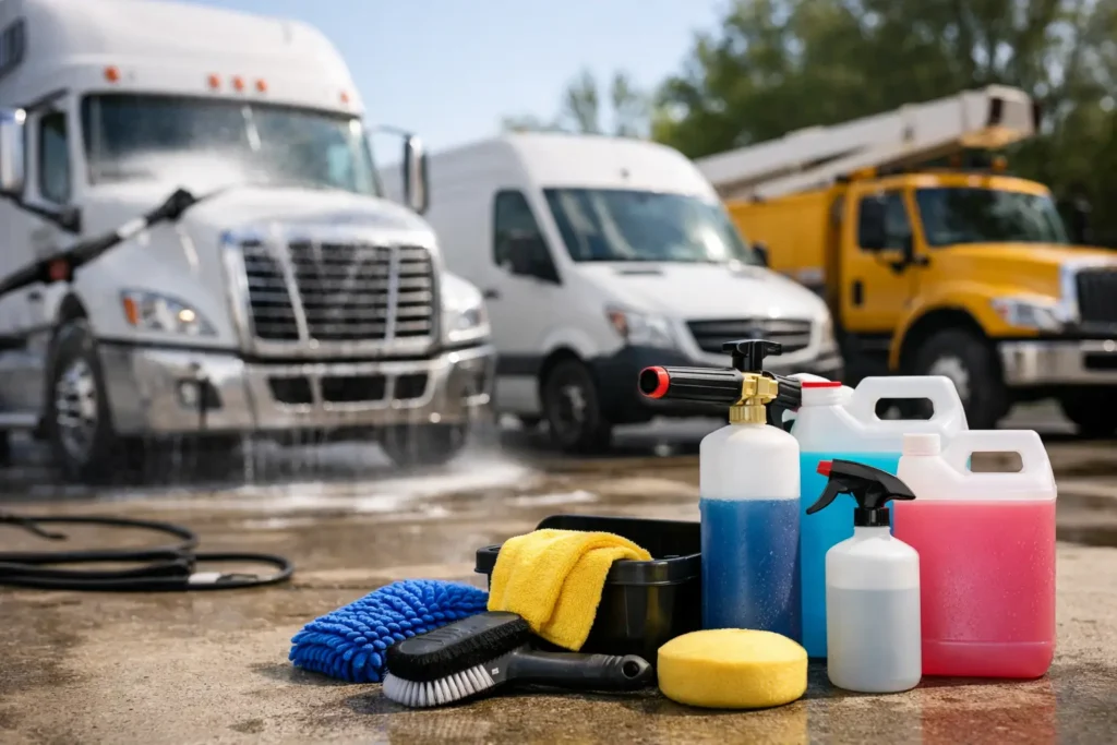 Fleet Detailing Products Guide for Working Vehicles