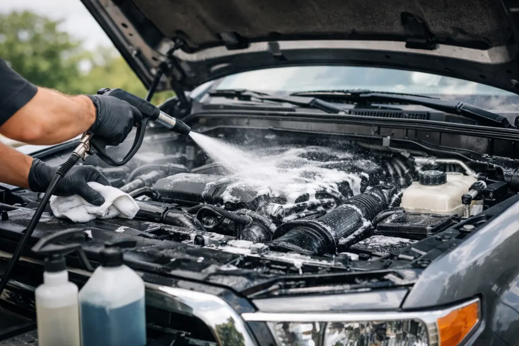 How to Clean Truck Engine Bays Properly