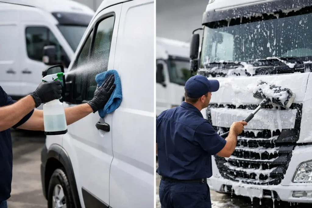 Waterless Wash vs Shampoo: Which Suits Your Fleet?